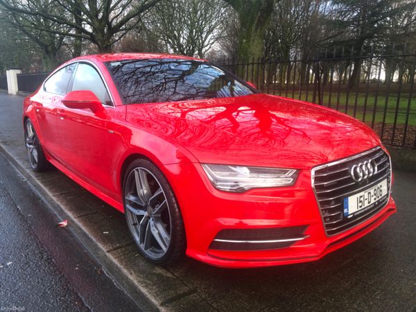 Audi A7 Hatchback, Diesel, 2015, Red