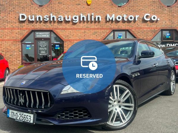 Maserati Quattroporte Saloon, Diesel, 2017, Blue