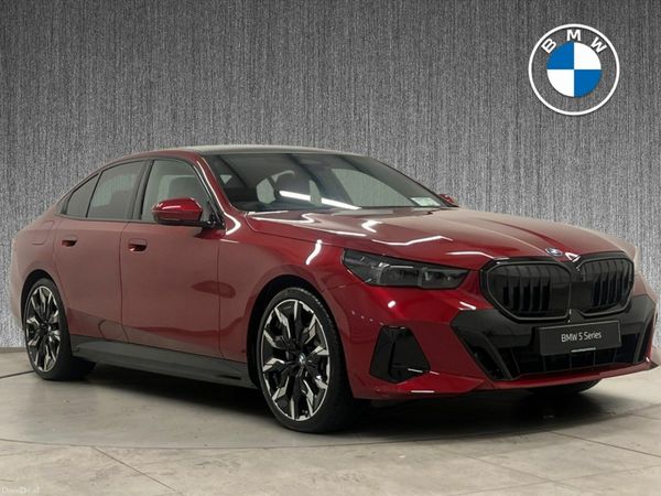 BMW 5-Series Saloon, Petrol Plug-in Hybrid, 2026, Red