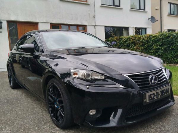 Lexus IS Saloon, Petrol Hybrid, 2015, Black