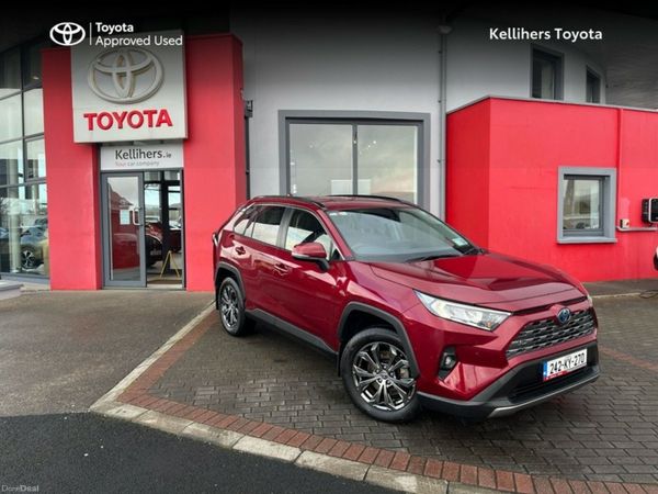 Toyota RAV4 SUV, Petrol Hybrid, 2024, Red