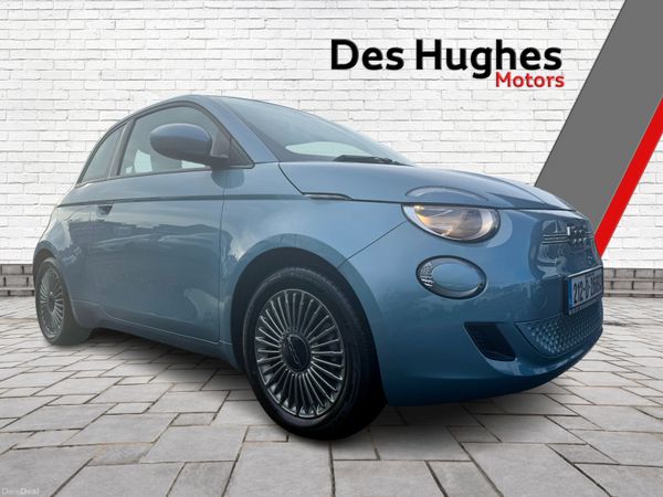 Fiat 500e Hatchback, Electric, 2021, Blue