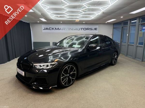 BMW 5-Series Saloon, Diesel, 2021, Black