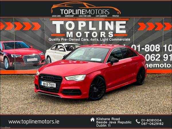 Audi S3 Saloon, Petrol, 2016, Red
