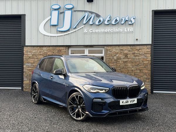 BMW X5 SUV, Petrol Hybrid, 2021, Blue