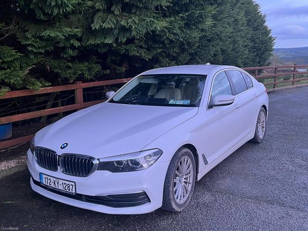 BMW 5-Series Saloon, Diesel, 2017, White