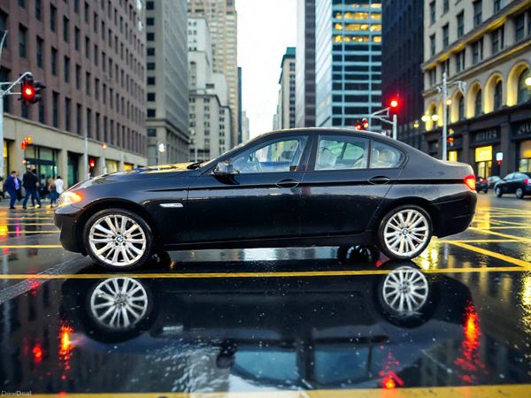 BMW 5-Series Saloon, Diesel, 2011, Black