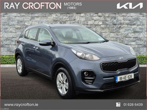 Kia Sportage SUV, Diesel, 2018, Blue