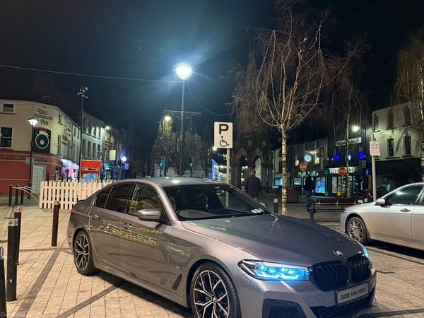 BMW 5-Series Saloon, Diesel, 2020, Blue