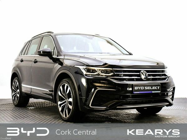 Volkswagen Tiguan SUV, Petrol Plug-in Hybrid, 2024, Black