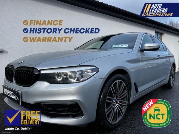 BMW 5-Series Saloon, Diesel, 2018, Silver