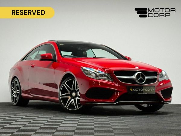 Mercedes-Benz E-Class Coupe, Diesel, 2015, Red