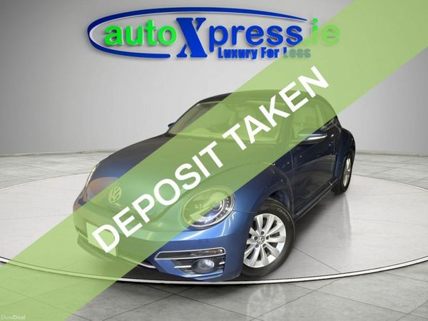 Volkswagen Beetle Hatchback, Petrol, 2017, Blue