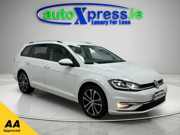 Volkswagen Golf Estate, Diesel, 2019, White
