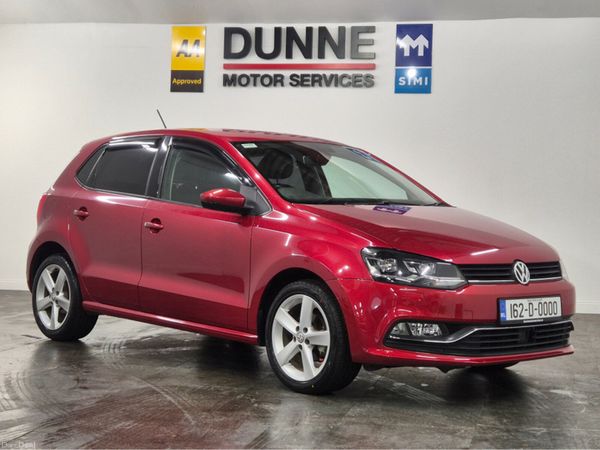 Volkswagen Polo Hatchback, Petrol, 2016, Red