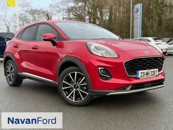 Ford Puma SUV, Petrol Hybrid, 2023, Red