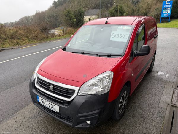 Peugeot Partner Van, Diesel, 2018, Red