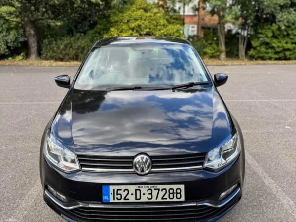 Volkswagen Polo Hatchback, Petrol, 2015, Black