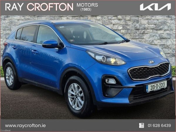 Kia Sportage SUV, Diesel, 2020, Blue