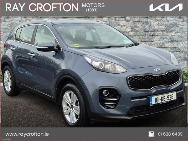 Kia Sportage SUV, Diesel, 2018, Blue