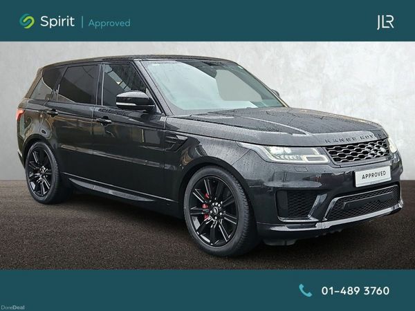 Land Rover Range Rover Sport SUV, Petrol Hybrid, 2022, Black