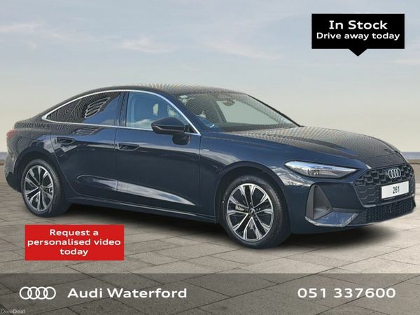 Audi A5 Saloon, Petrol Hybrid, 2026, Blue