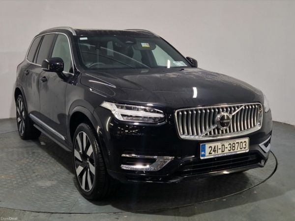 Volvo XC90 SUV, Petrol Plug-in Hybrid, 2024, Black