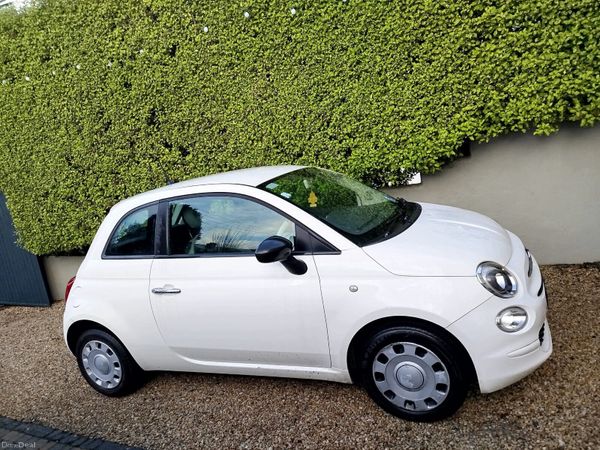 Fiat 500 Hatchback, Petrol, 2016, White