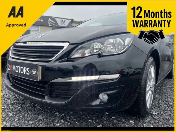 Peugeot 308 Hatchback, Diesel, 2015, Black