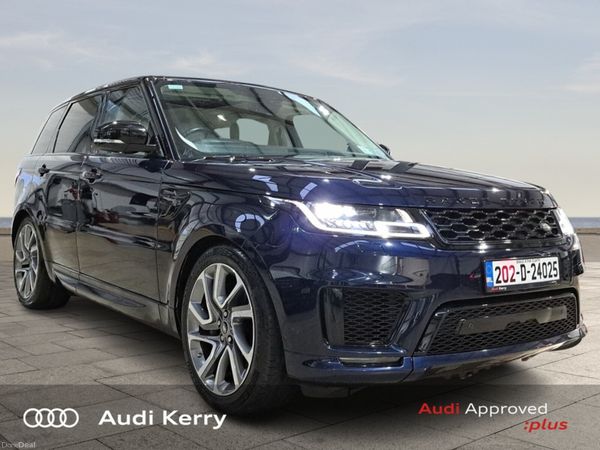 Land Rover Range Rover Sport Estate, Petrol Plug-in Hybrid, 2020, Blue