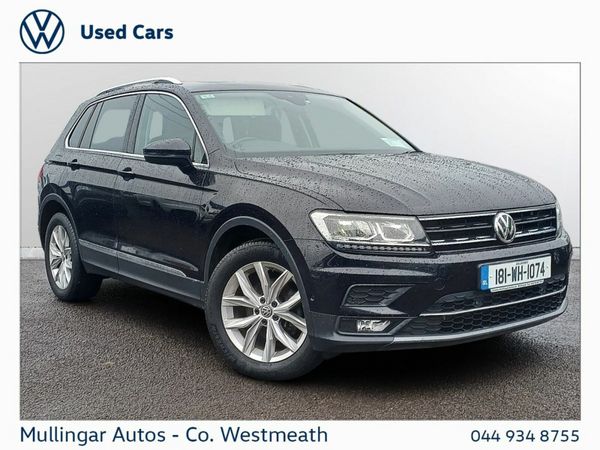 Volkswagen Tiguan SUV, Diesel, 2018, Black