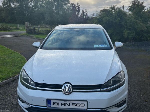 Volkswagen Golf Hatchback, Diesel, 2019, White