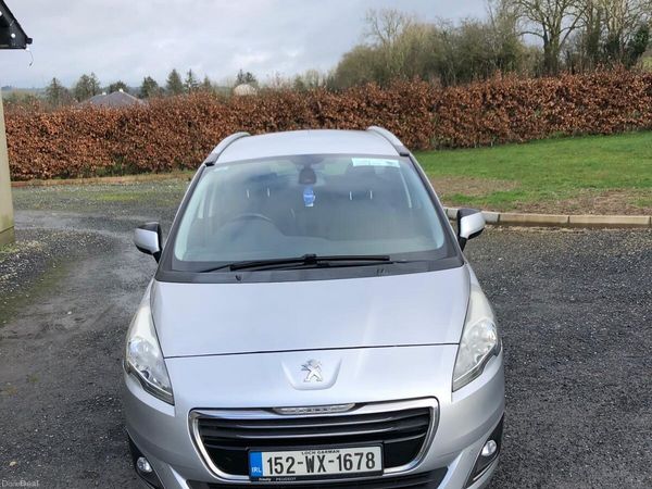 Peugeot 5008 MPV, Diesel, 2015, Silver
