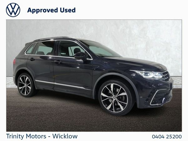 Volkswagen Tiguan SUV, Petrol Hybrid, 2022, Black