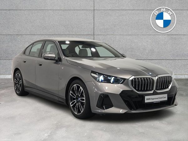 BMW 5-Series Saloon, Petrol Plug-in Hybrid, 2024, Grey