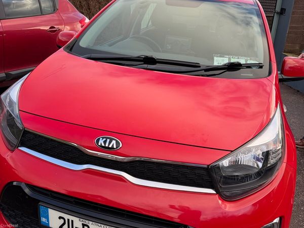 Kia Picanto Hatchback, Petrol, 2021, Red