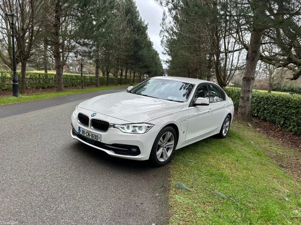 BMW 3-Series Saloon, Petrol Plug-in Hybrid, 2018, White