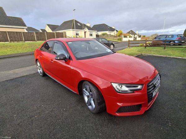Audi A4 Saloon, Diesel, 2017, Red