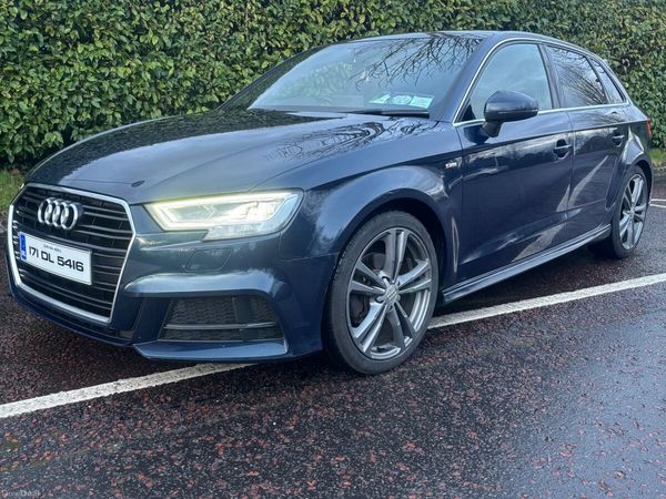 Audi A3 Hatchback, Diesel, 2017, Blue