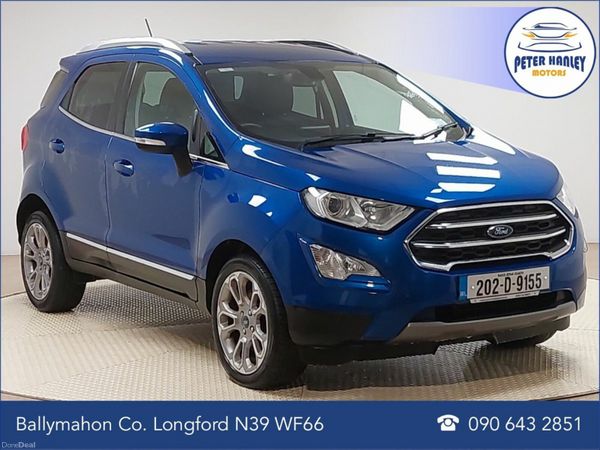 Ford EcoSport SUV, Diesel, 2020, Blue
