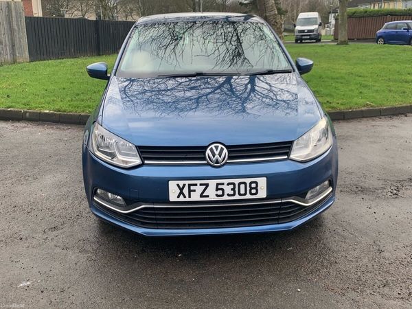 Volkswagen Polo Hatchback, Diesel, 2015, Blue