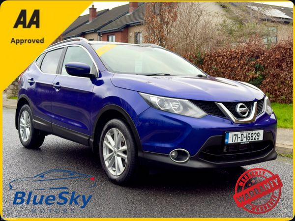 Nissan Qashqai SUV, Petrol, 2017, Blue