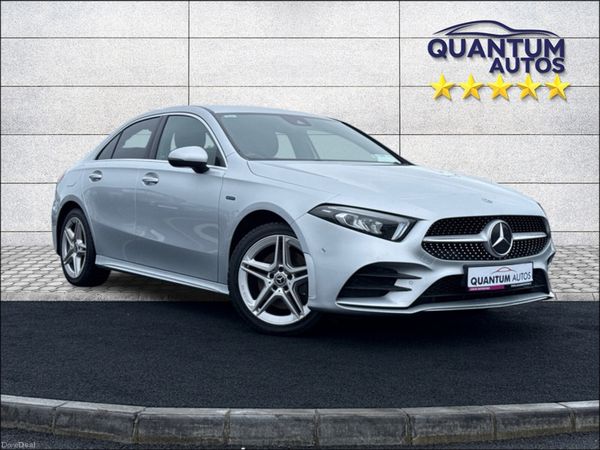 Mercedes-Benz A-Class Saloon, Petrol Plug-in Hybrid, 2020, Silver