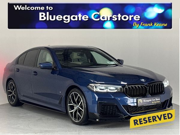 BMW 5-Series Saloon, Diesel, 2021, Blue