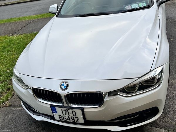 BMW 3-Series Saloon, Diesel, 2017, White