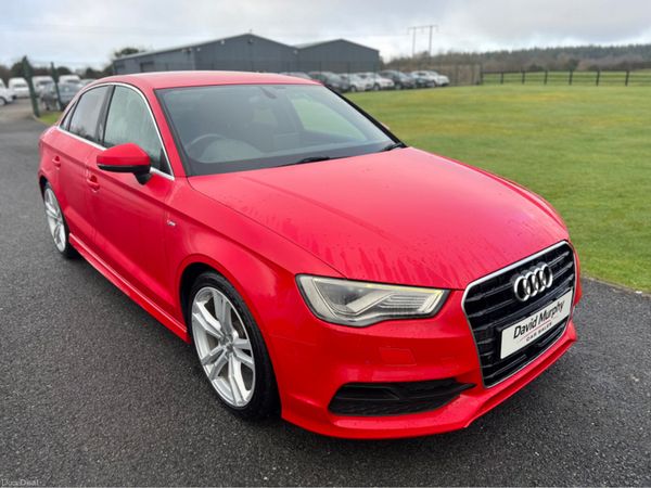 Audi A3 Saloon, Petrol, 2015, Red
