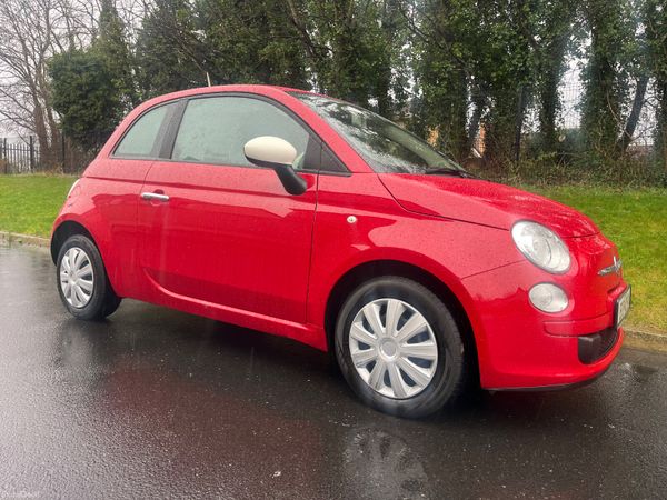 Fiat 500 Hatchback, Petrol, 2015, Red