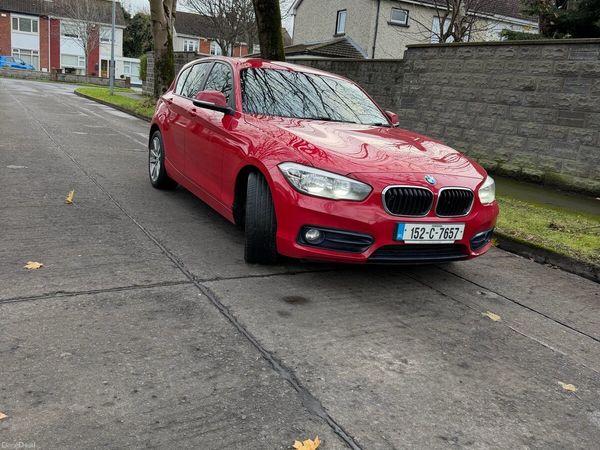 BMW 1-Series Hatchback, Diesel, 2015, Red
