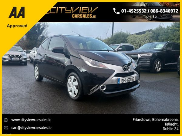 Toyota Aygo Hatchback, Petrol, 2016, Black