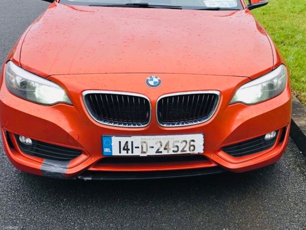 BMW 2-Series Coupe, Diesel, 2014, Orange